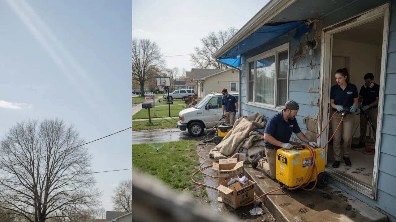 Basement Flood Cleanup in Bushnell, IL near me